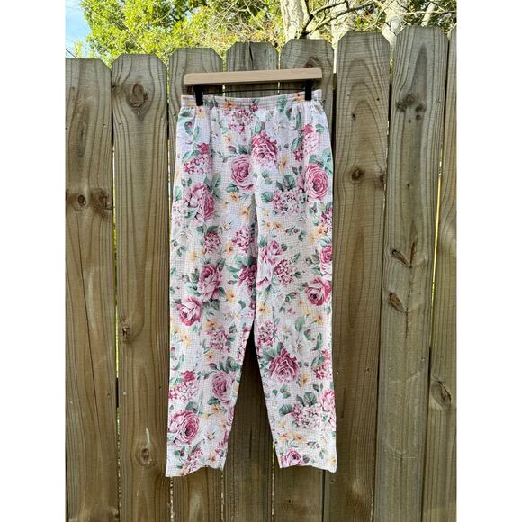 Vintage Floral Grandmacore Lounge Pants - Picture 4 of 4